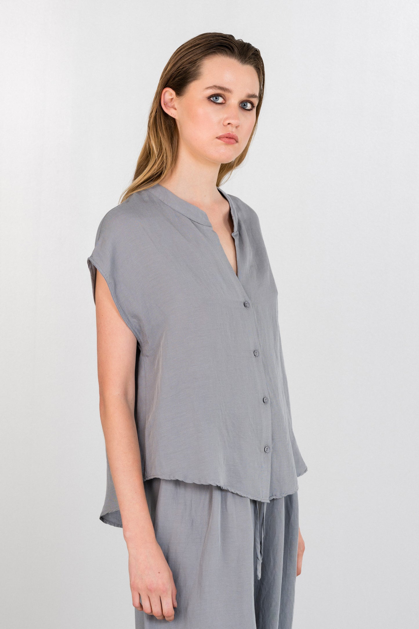 GAUZE LOOSE SHIRT