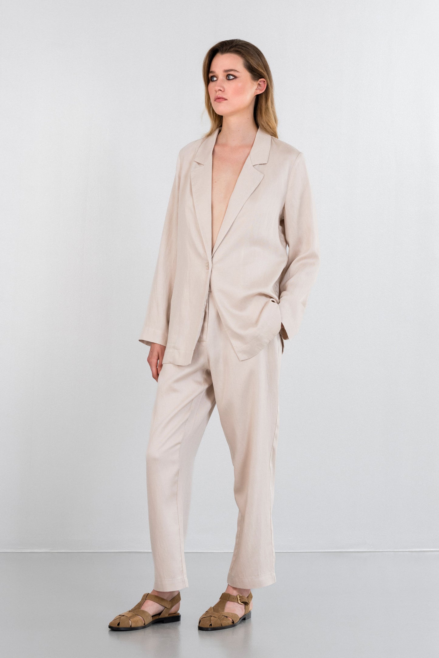 LYOCELL LINEN BLAZER