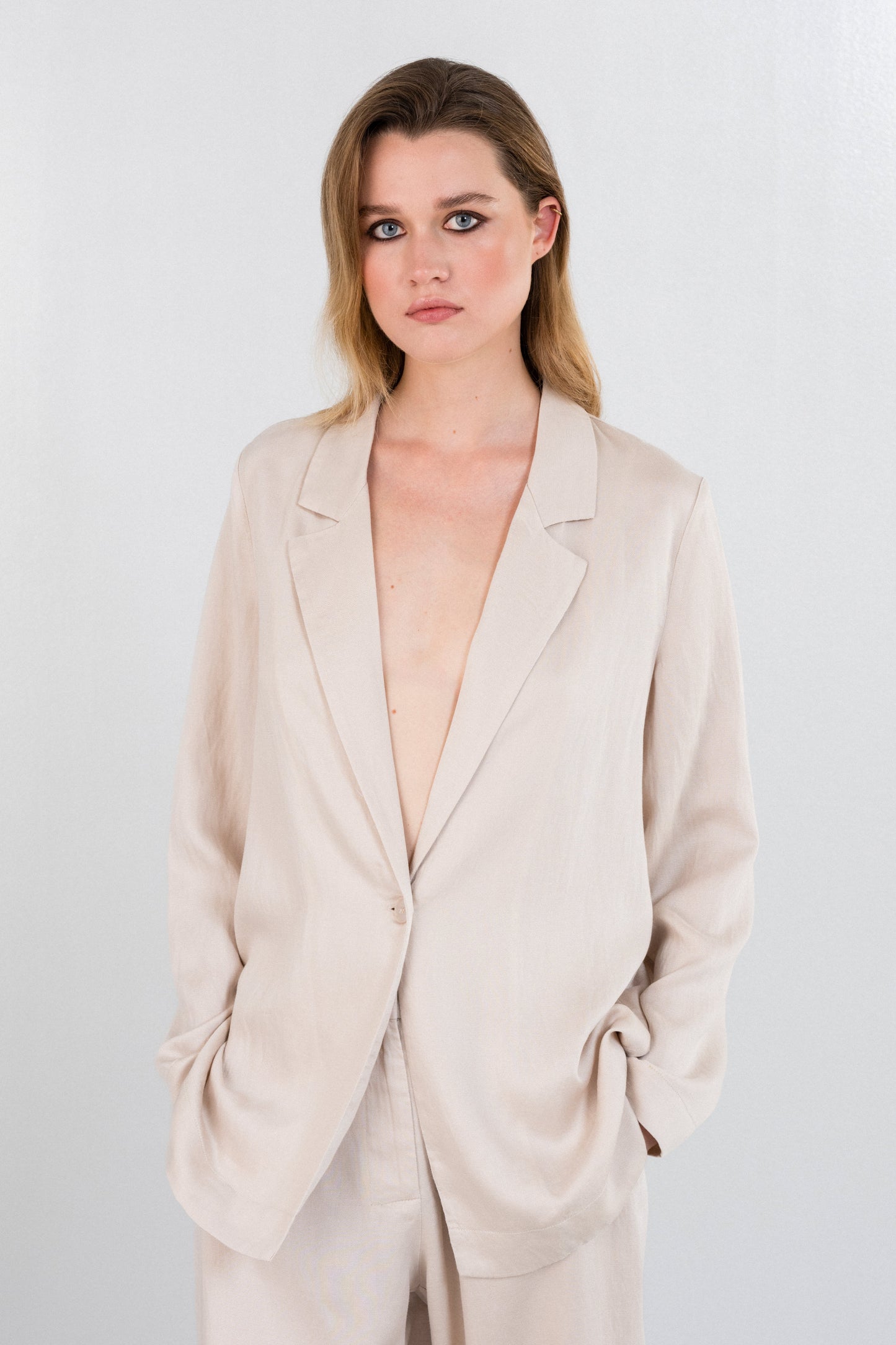 LYOCELL LINEN BLAZER