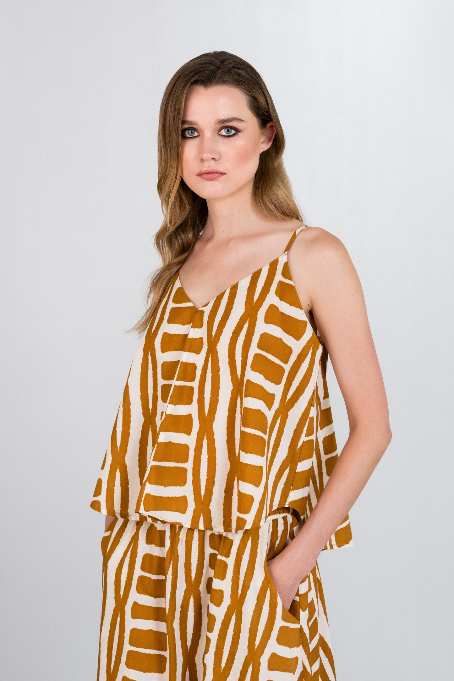 VOILE PRINT CAMISOLE