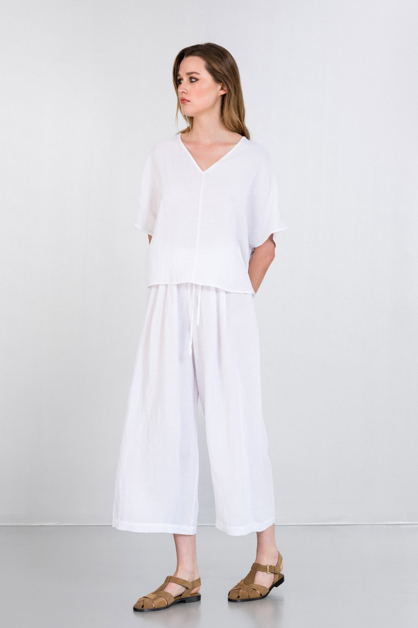 GAUZE OVERSIZED BLOUSE