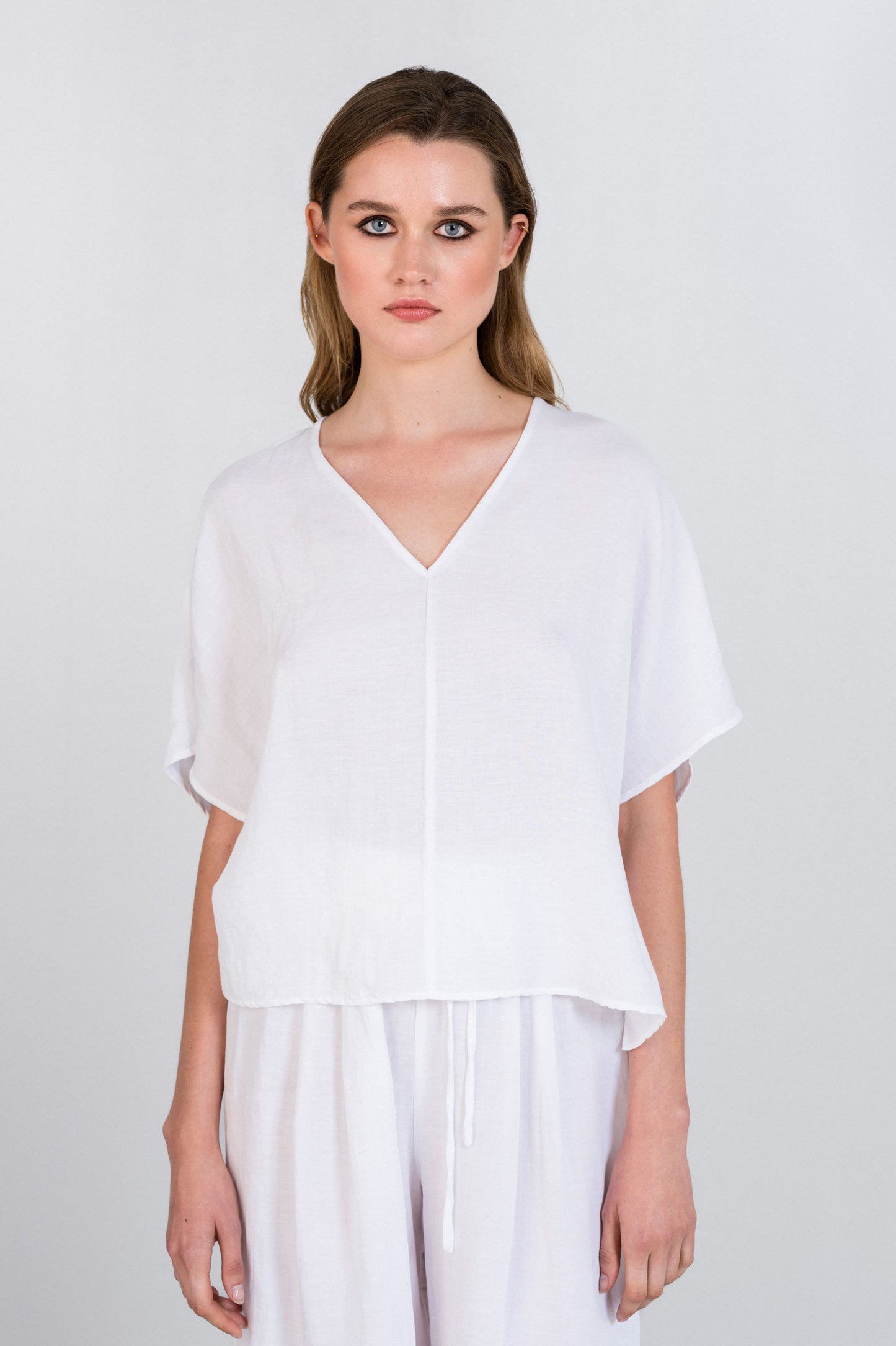 GAUZE OVERSIZED BLOUSE