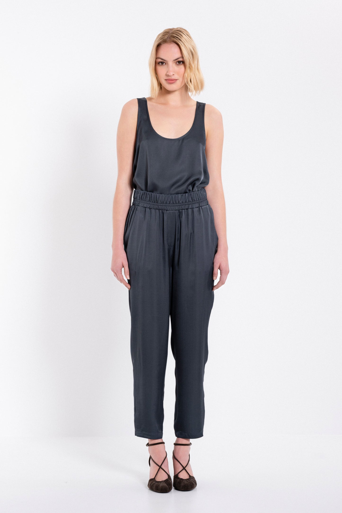 SATIN ECOVERO JOGGER PANTS