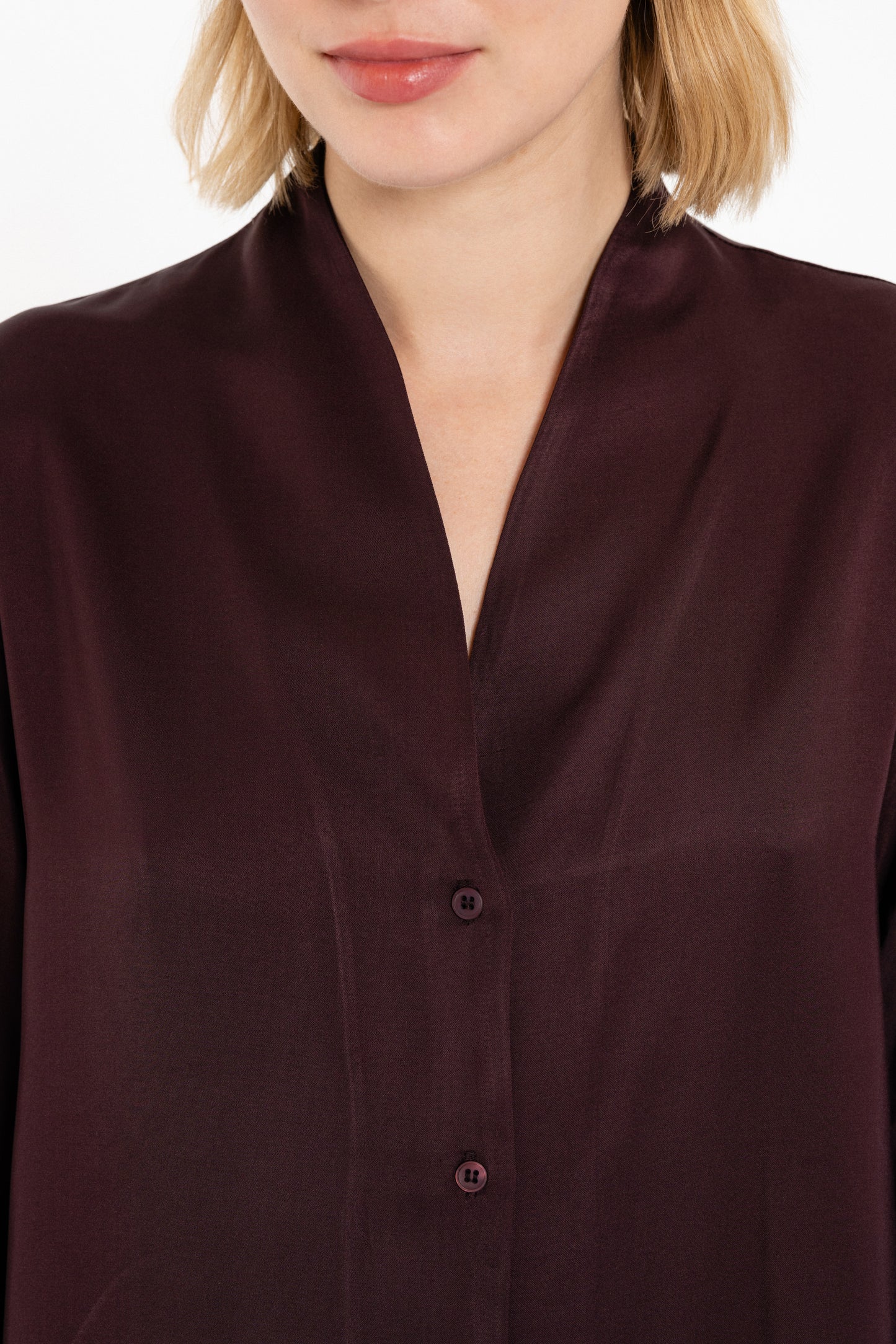 SATIN ECOVERO SHIRT