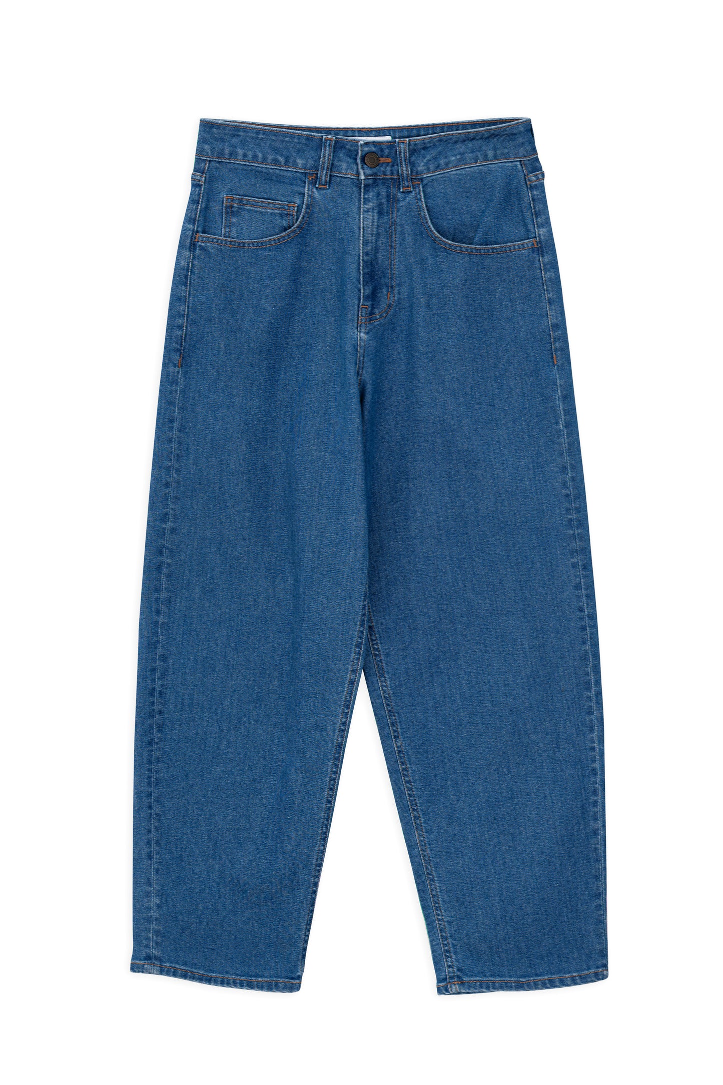 DENIM STRAIGHT LEG JEANS