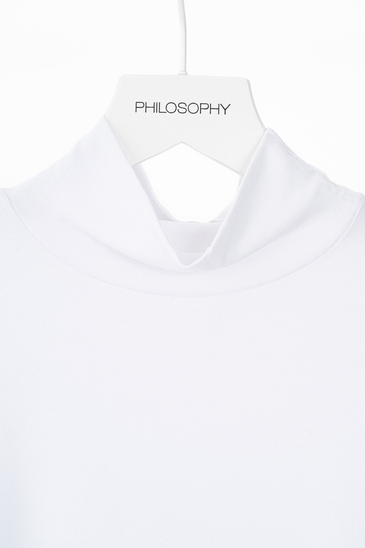 LYOCELL JERSEY TURTLENECK TOP