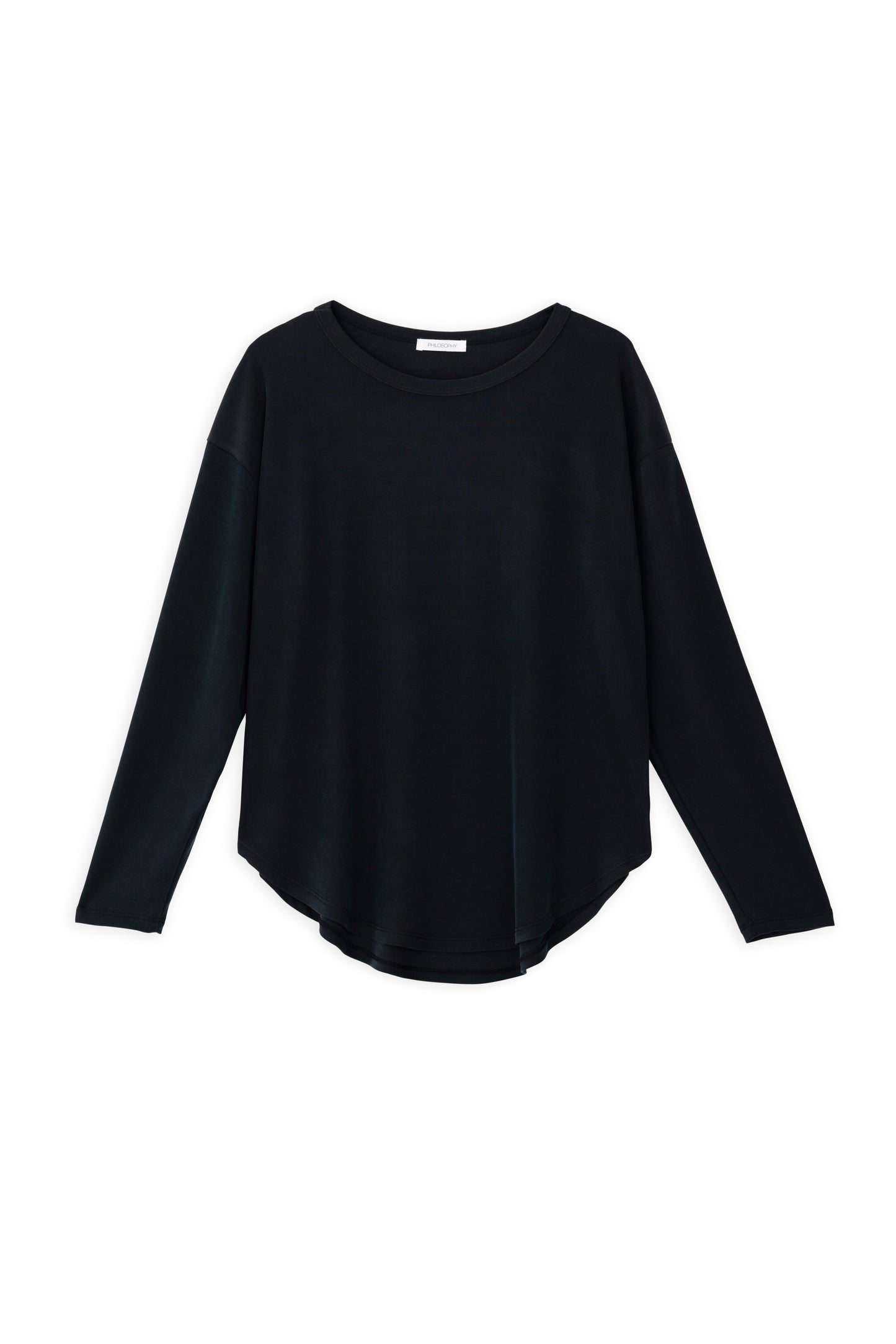 RIB SANDWASHED LONG TOP