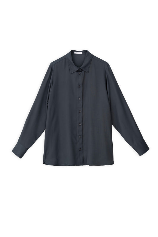 SATIN ECOVERO OVERSIZED SHIRT