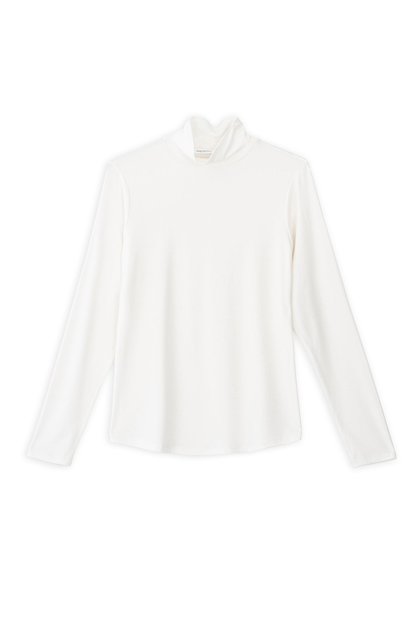 LYOCELL JERSEY TURTLENECK TOP