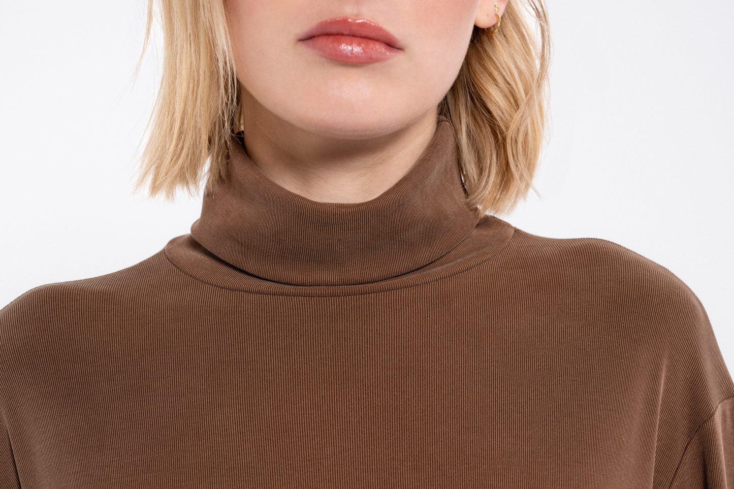 RIB SANDWASHED DRESS