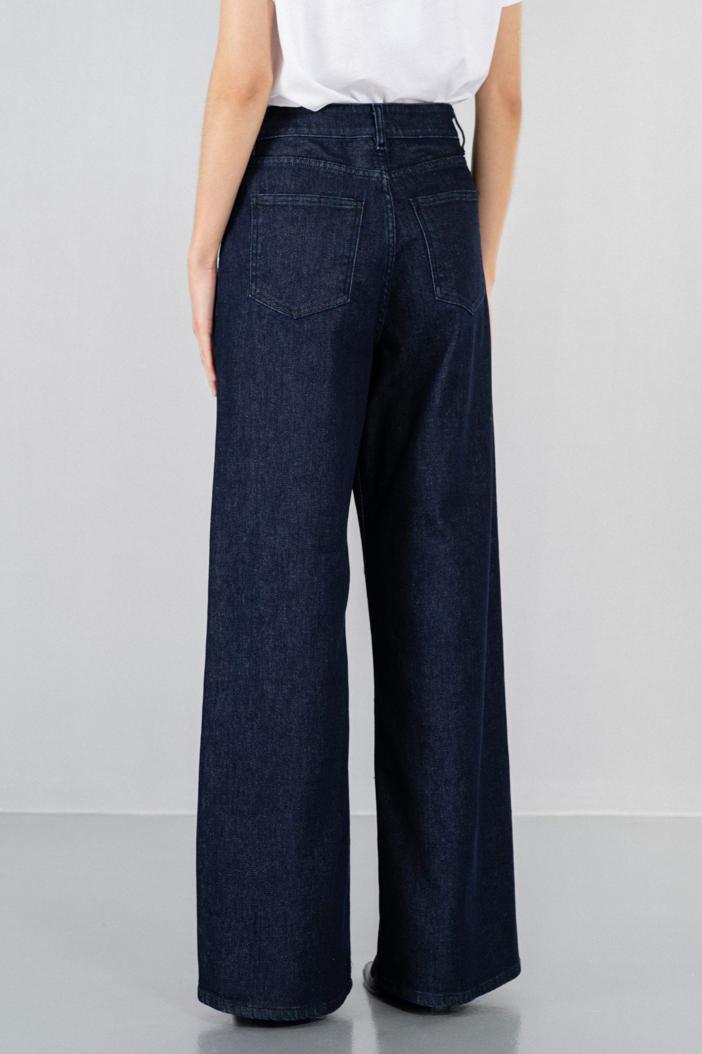 DENIM WIDE-LEG JEANS