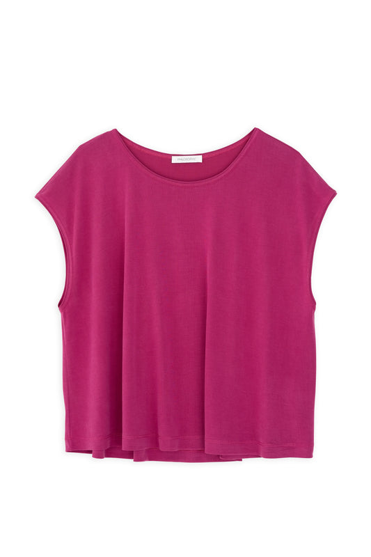 BASIC CUPRO CROPPED TOP