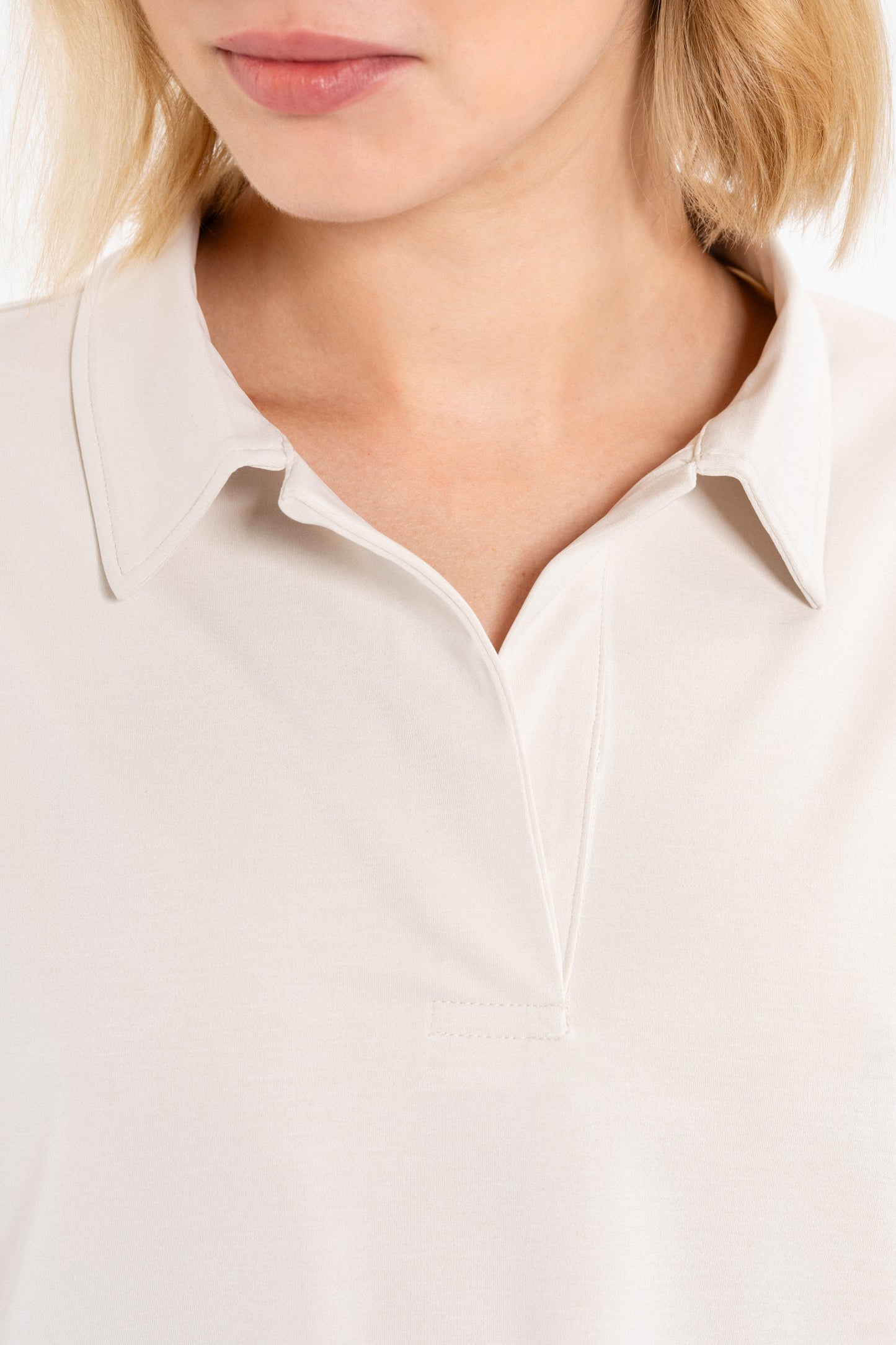 SCUBA POLO CROPPED TOP