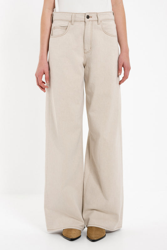 DENIM WIDE LEG JEANS