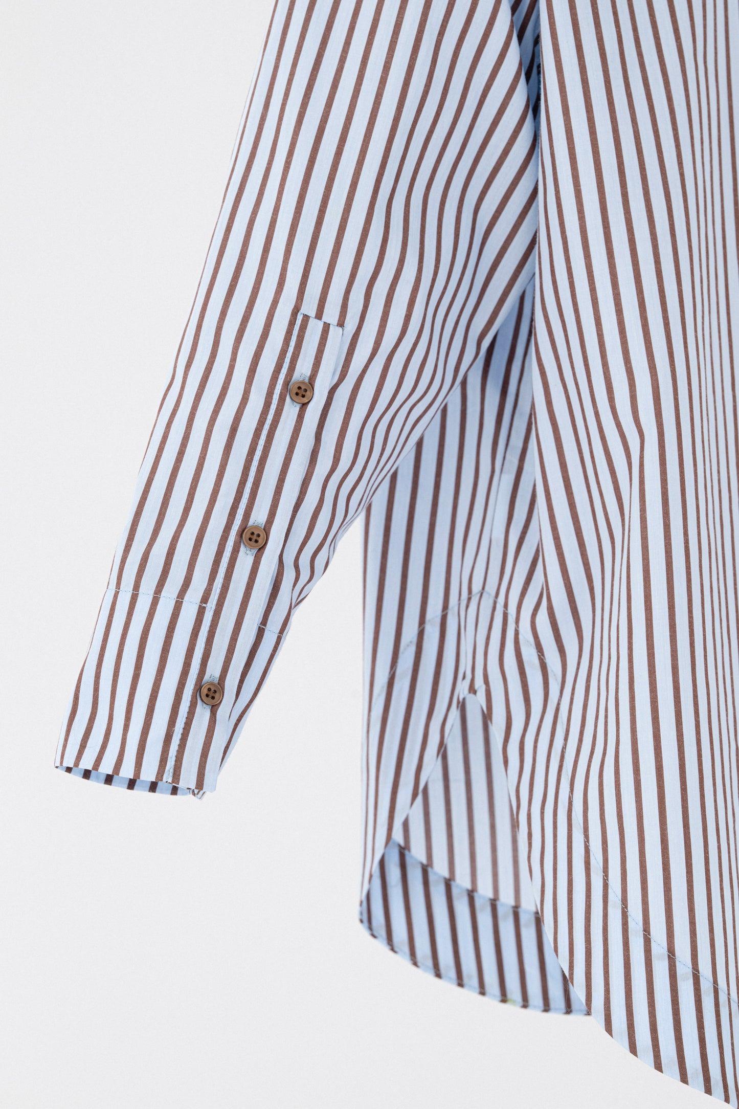 POPLIN STRIPES OVERSIZED SHIRT