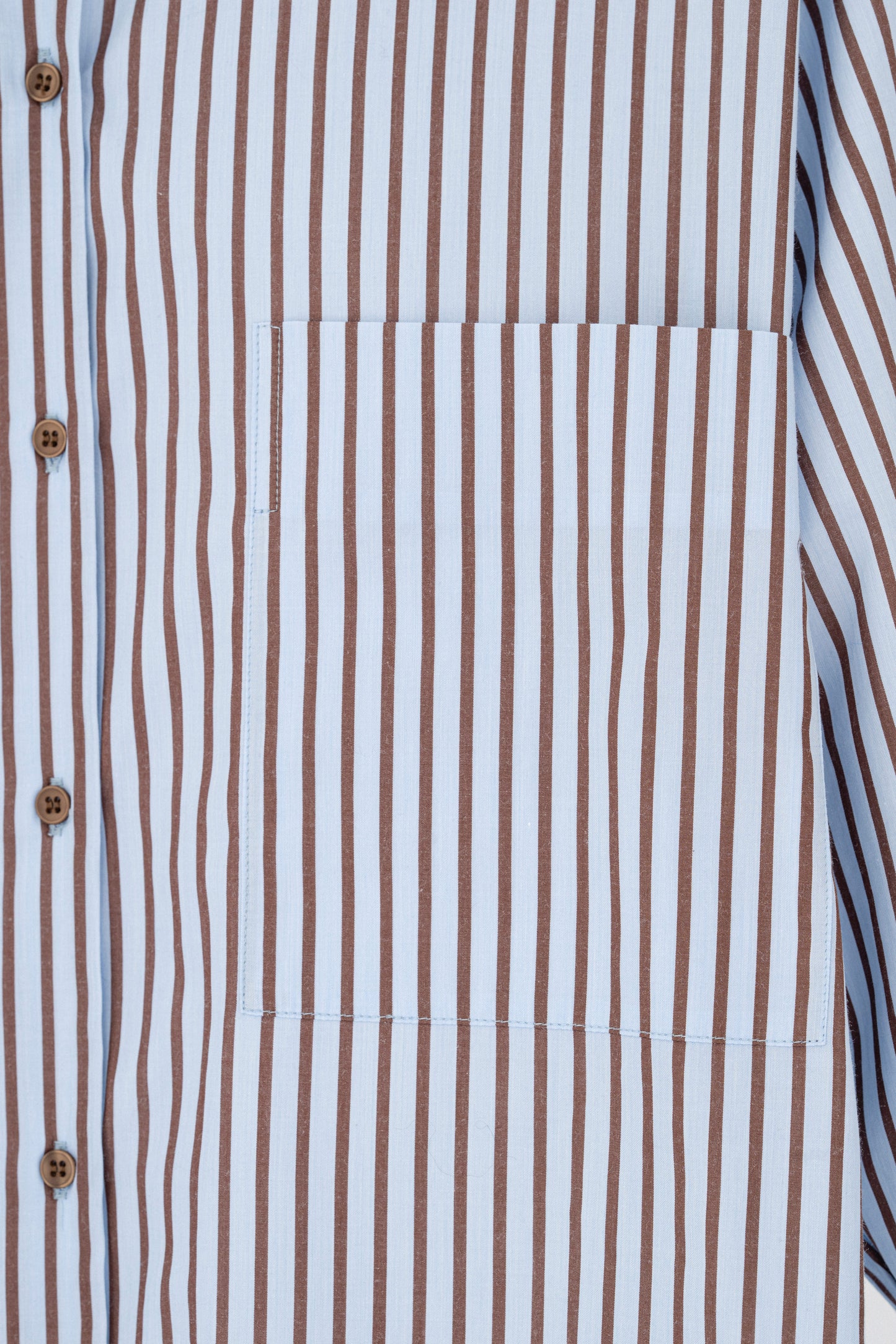 POPLIN STRIPES OVERSIZED SHIRT