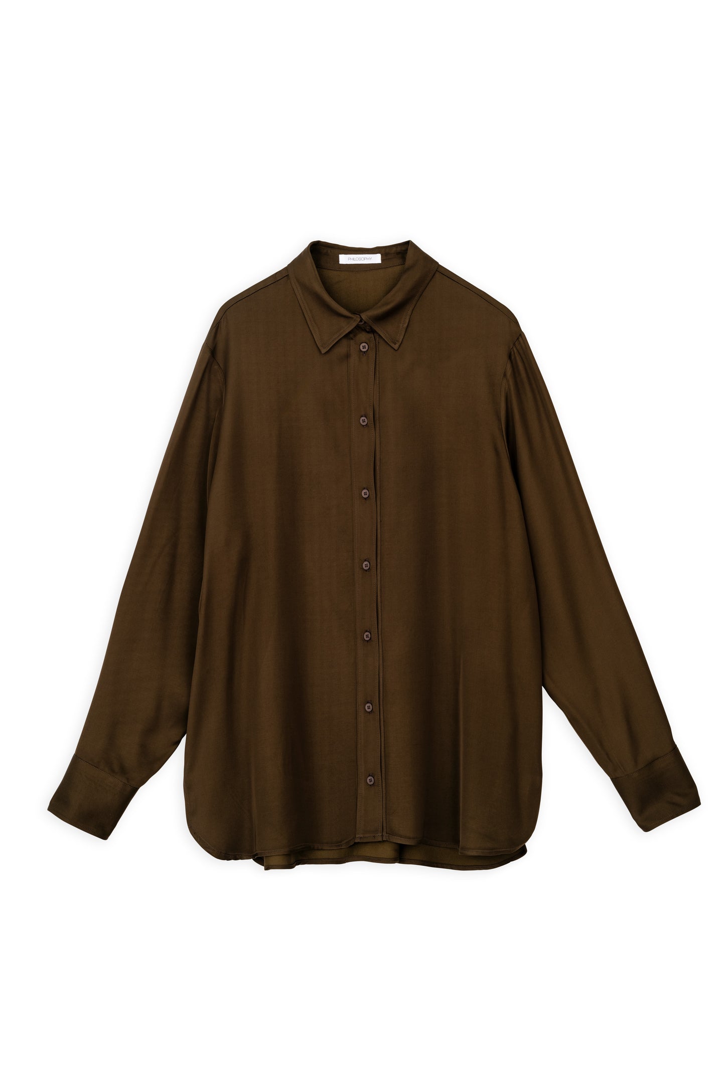 SATIN ECOVERO OVERSIZED SHIRT