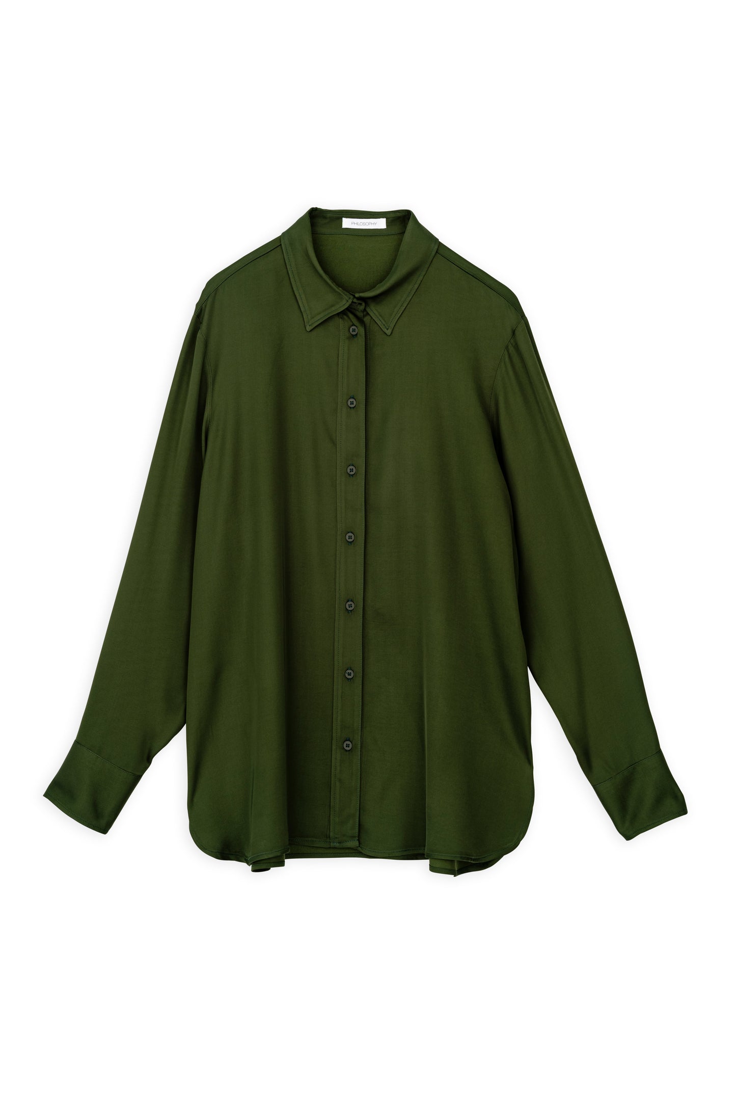 SATIN ECOVERO OVERSIZED SHIRT